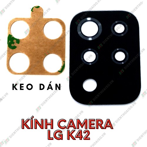 Kính camera lg k42 /k62 plus và keo dán