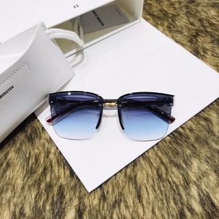 Hangdep - Kính mát nữ Hàn Quốc không viền đầy đủ hộp da siêu đẹp thích hợp đi làm đi chơi giảm giá shock (6002) - MGG