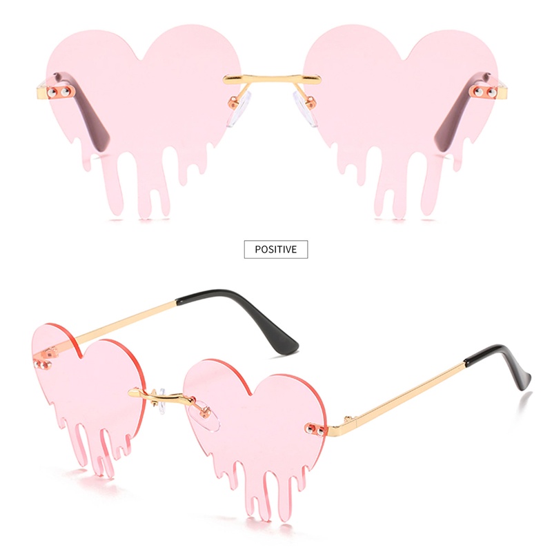 Kính Mát Hình Trái Tim Tan Chảy Độc Đáo 2021