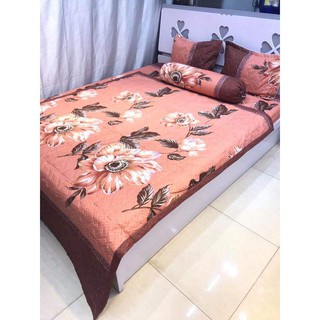 Bộ drap giường cotton nhung cao cấp