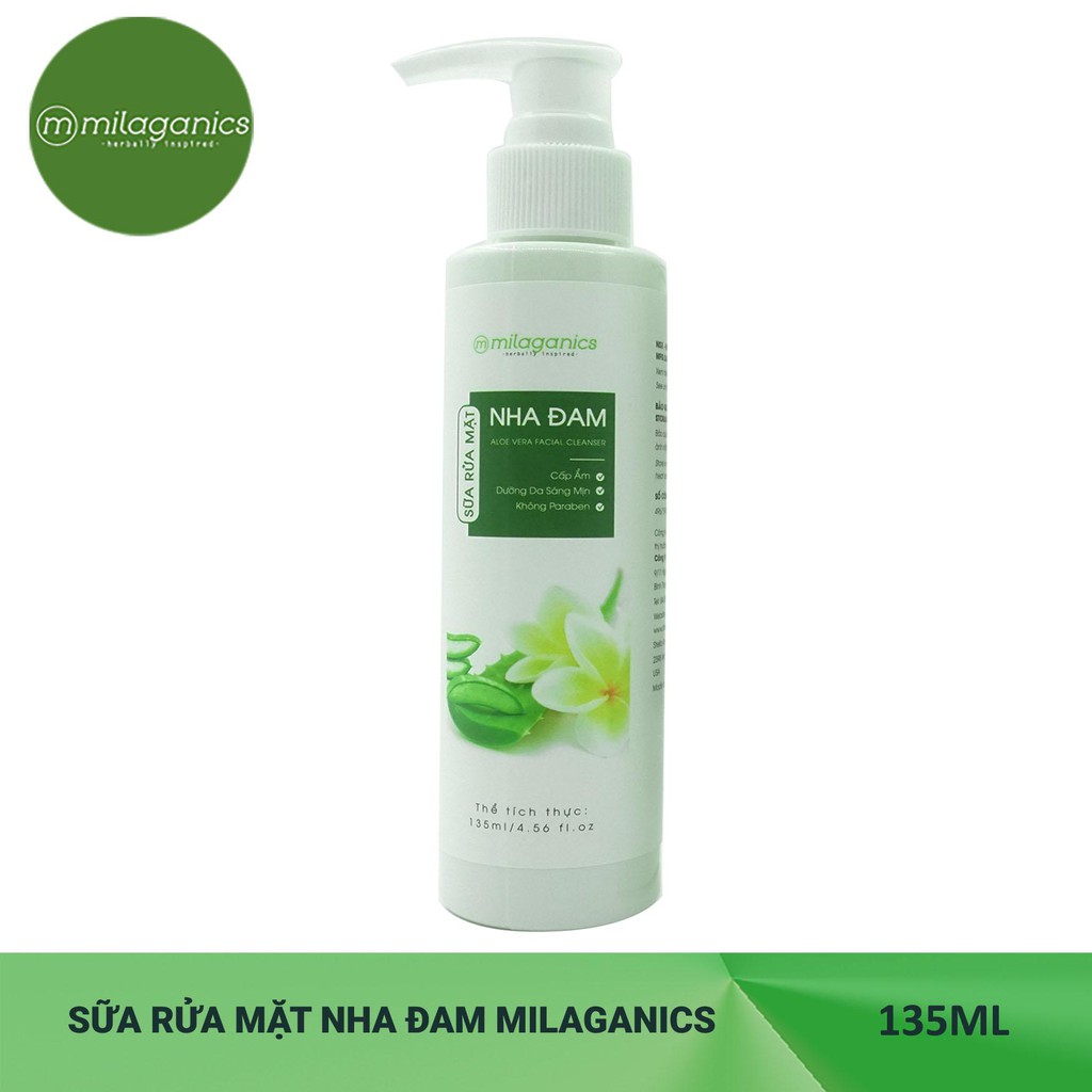 Sữa Rửa Mặt Nha Đam Milaganics 135ml | BigBuy360 - bigbuy360.vn