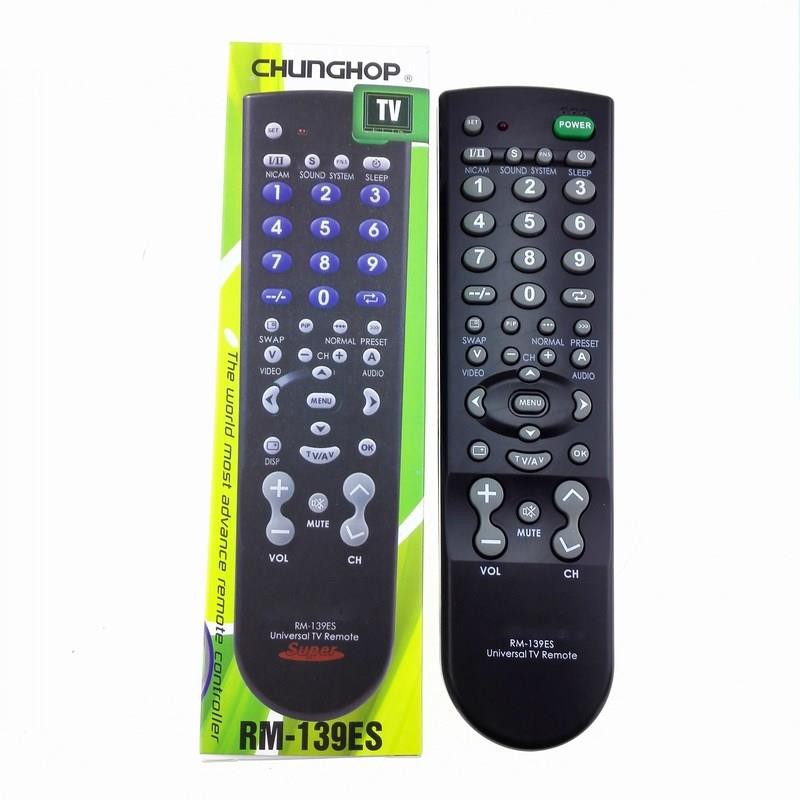 Điều Khiển Remote Tivi Đa Năng RM-139ES CHUNGHOP Chính Hãng- Bảo Hành Đổi Mới