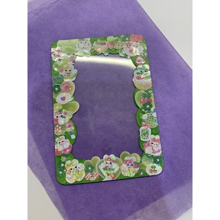 Toploader decor màu xanh lè xanh lét size B8  (mn đọc kĩ mô tả nha)