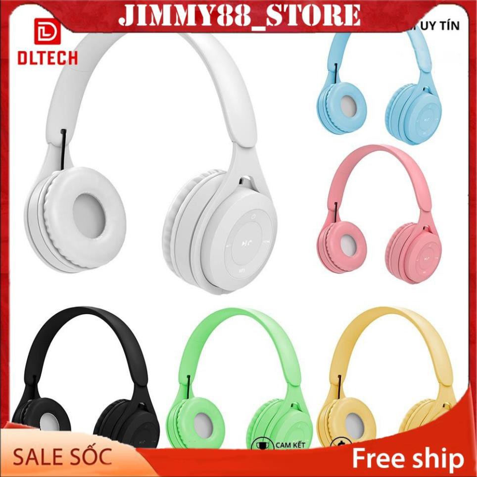 Tai Nghe Bluetooth 5.0 Chụp Tai có micro Headphone không dây thời trang màu sắc Y08 JIMMY88