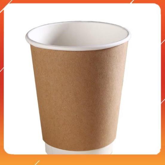 [FreeShip – Ly Giấy] Set 200 Ly Giấy Kleur Nóng 2 Lớp Kraft 16OZ 500M| Kleur Paper Cup