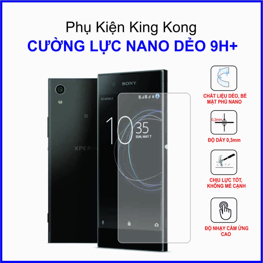 Dán cường lực Sony XA1 Ultra cường lực nano dẻo 9H+