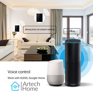 Công tắc TUYA smart cảm ứng 1 nút trắng (WIFI + RF)