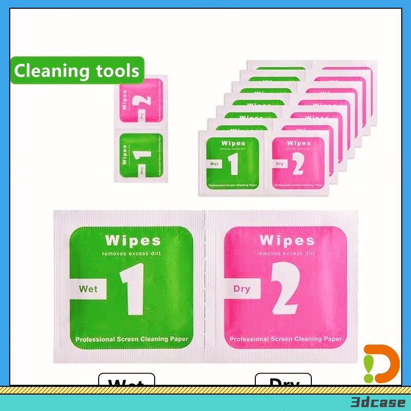 Khăn cồn vệ sinh 1 và 2 cho màn hình Lcd / điện thoại / máy tính bảng