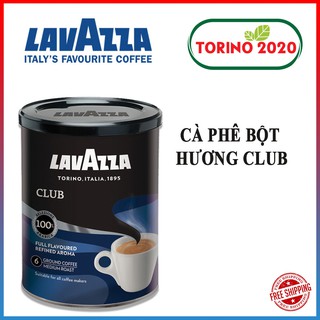 [HÀNG NHẬP KHẨU]  CÀ PHÊ LAVAZZA CLUB - CÀ PHÊ BỘT HƯƠNG CLUB  LON 250g