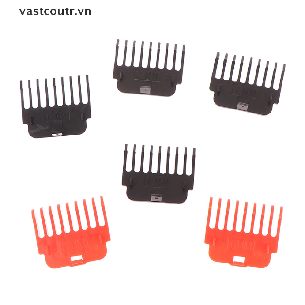 Set 2 / 4 Lược Hướng Dẫn Cắt Tóc T9 1.5mm 2mm 3mm 4mm 6mm 9mm