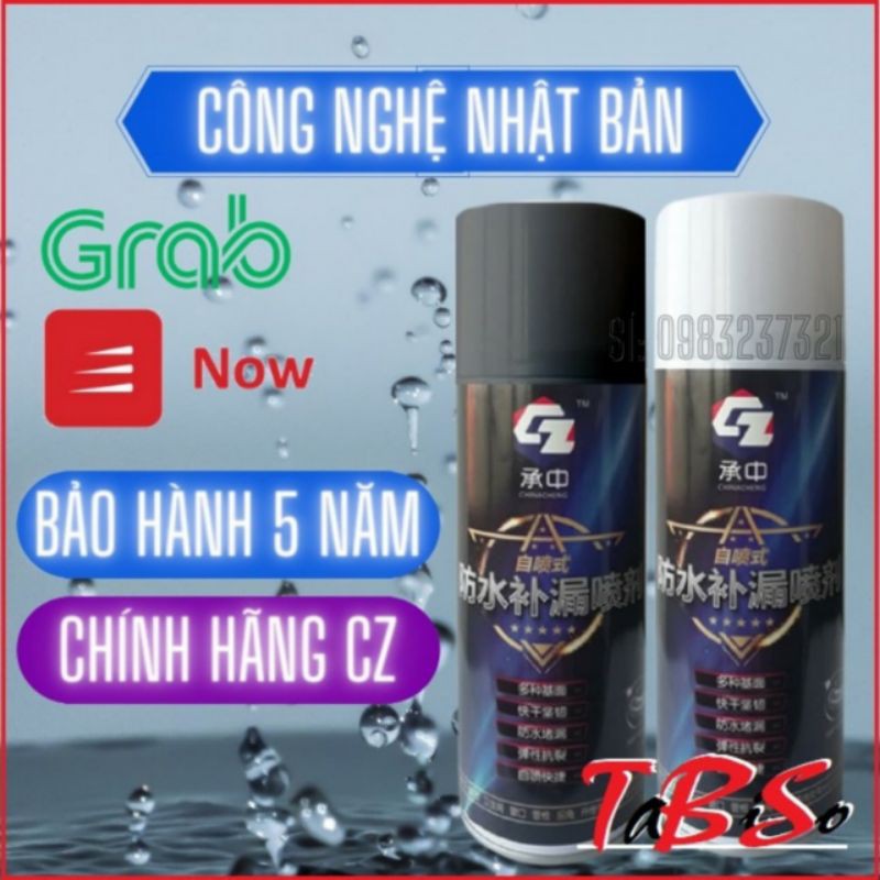 Bình Xịt Chống Thấm CZ - Sơn Bọt Epoxy Chống Thấm 450ml - Chống thấm sàn, tường, mái nhà... TABISO