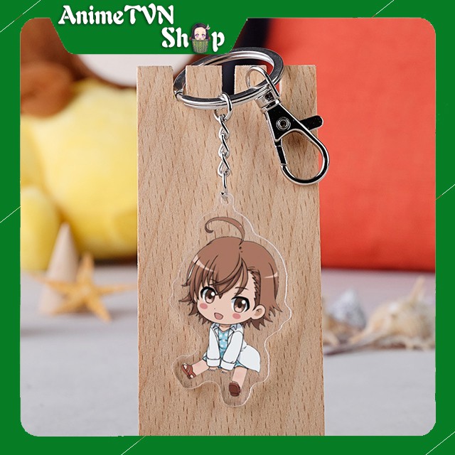 Móc khoá Mica dây xịn anime Toaru Majutsu no Index - Nhựa Cứng Acrylic In 2 mặt sắc nét ( ảnh thật )