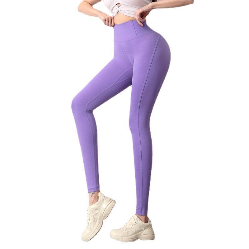 Quần bó sát ANRAN lưng cao nhanh khô chuyên nghiệp dùng tập thể dục/ yoga/ chơi thể thao giảm mỡ