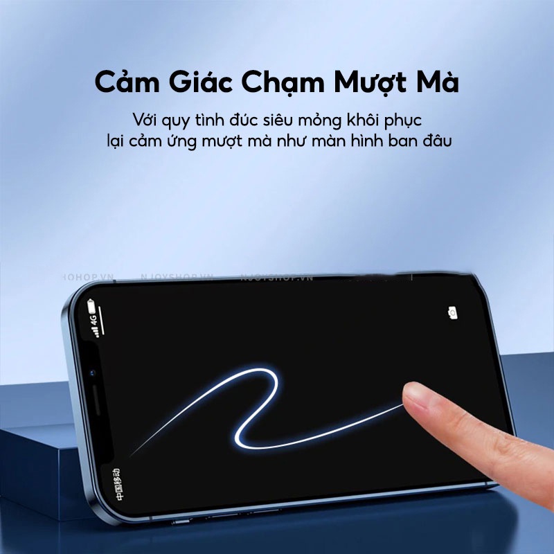 Kính Cường Lực iPhone Tự dán Chống Nhìn Trộm Kingkong Chống Trầy Xước Ip 13 ProMax 12Promax 11 ProMax Xsmax XR 11 14 Pro