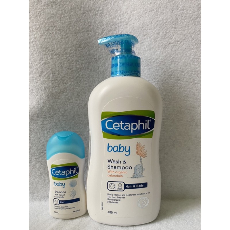 Sữa tắm gội Cetaphil babby wash & shampo 400ml