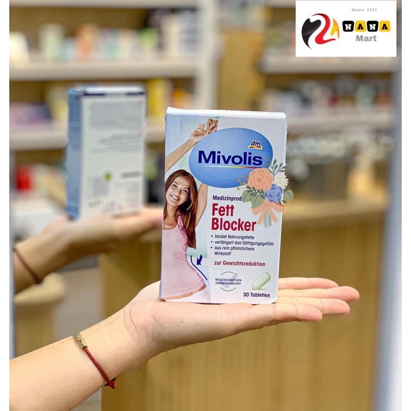 VIÊN UỐNG GIẢM MỠ BỤNG FETT BLOCKER MIVOLIS | BigBuy360 - bigbuy360.vn