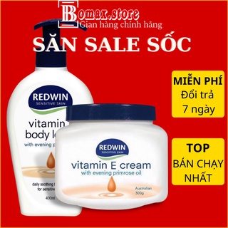 Kem Dưỡng Ẩm Redwin Vitamin E Cream 300g Úc Chính Hãng - Giúp Dưỡng Da Mặt Hết Khô, Nứt Nẻ