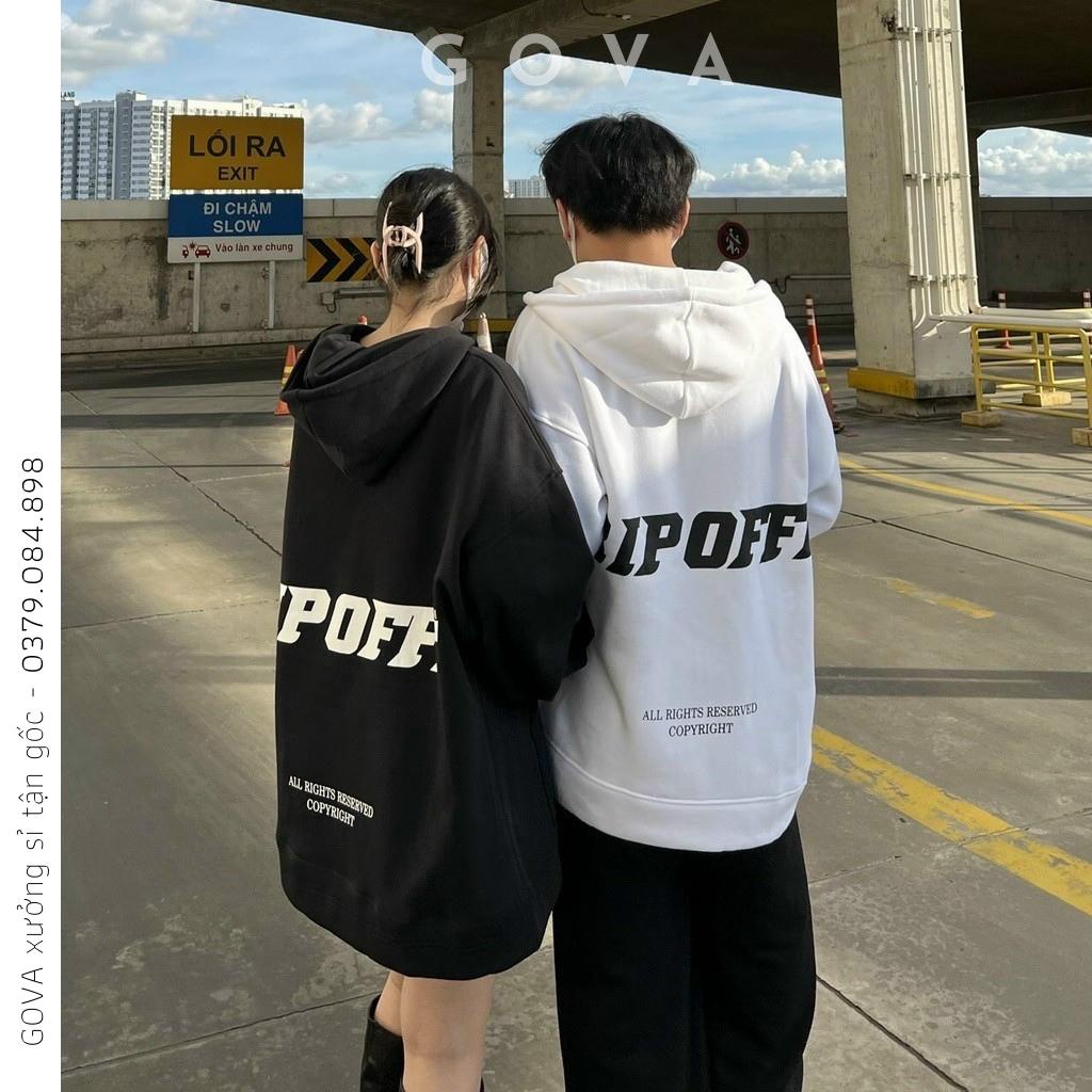 Áo Khoác Nỉ RIPOFFF Nam Nữ Form Rộng BomberUnisex Chất Vải Nỉ Hình In Đẹp GOVA