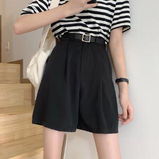 Quần short cạp cao #230 S/M (Đen/Trắng)