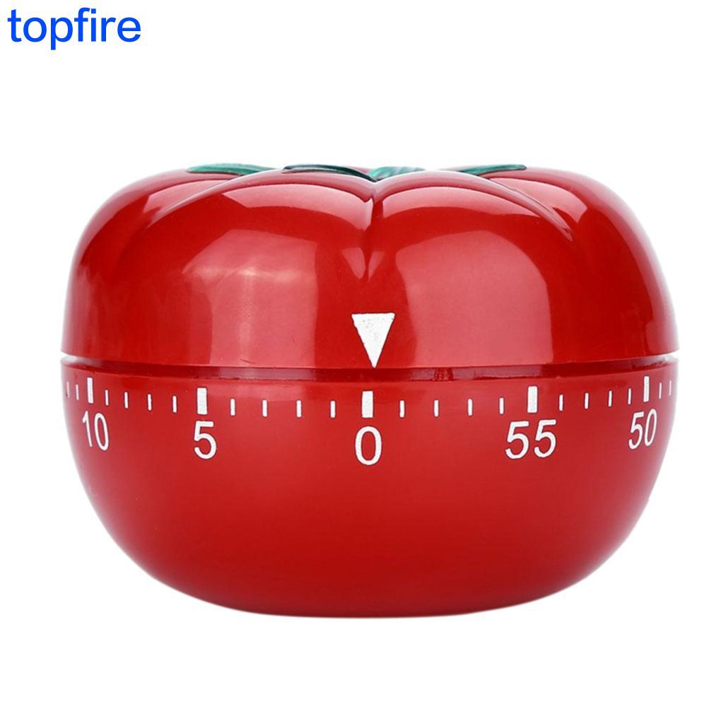 Kitchen Timer 1-60 Minutes 360 Degree Cooking Tools Tomato Fruit Shape Mechanical Countdown Tomato Timer