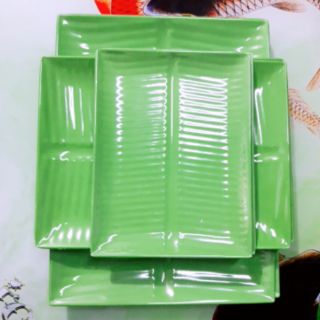 Đĩa Lá Chuối HÌnh Chữ Nhật Nhiều Size