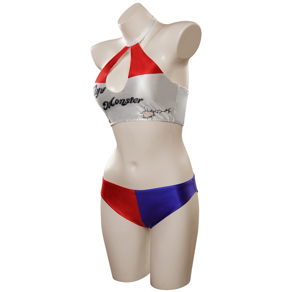 Bộ Đồ Bơi bikini Hóa Trang harley quinn Gợi Cảm