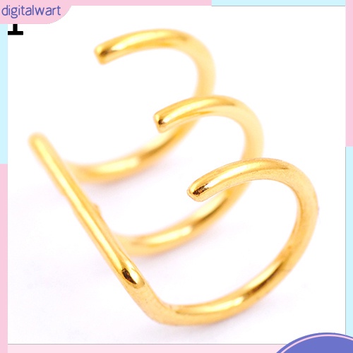 1 Khuyên Kẹp Vành Tai Hình Chữ C Cá Tính Cho Nữ