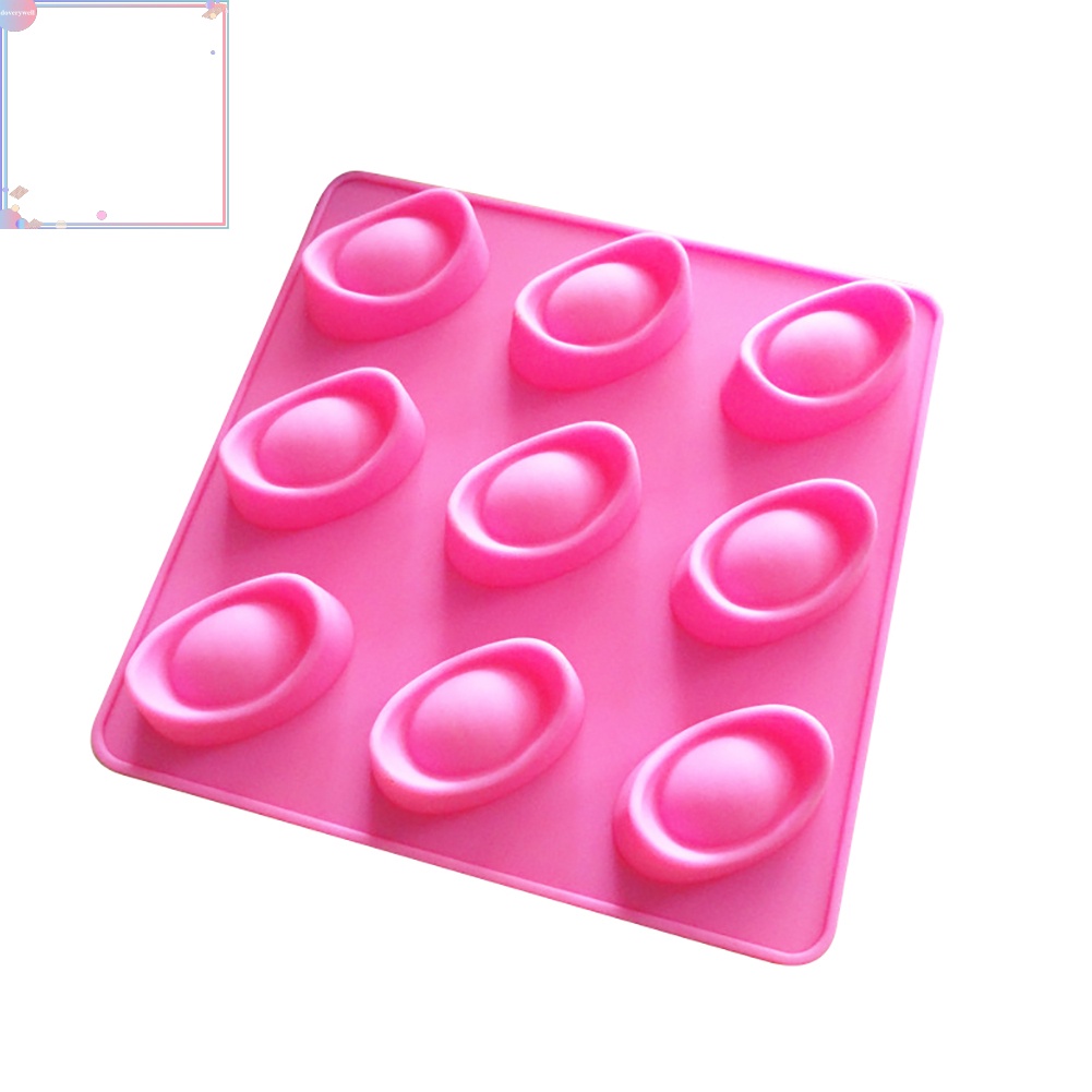 Khuôn silicon tạo hình làm bánh kẹo 9 ô DIY tiện dụng chất lượng cao