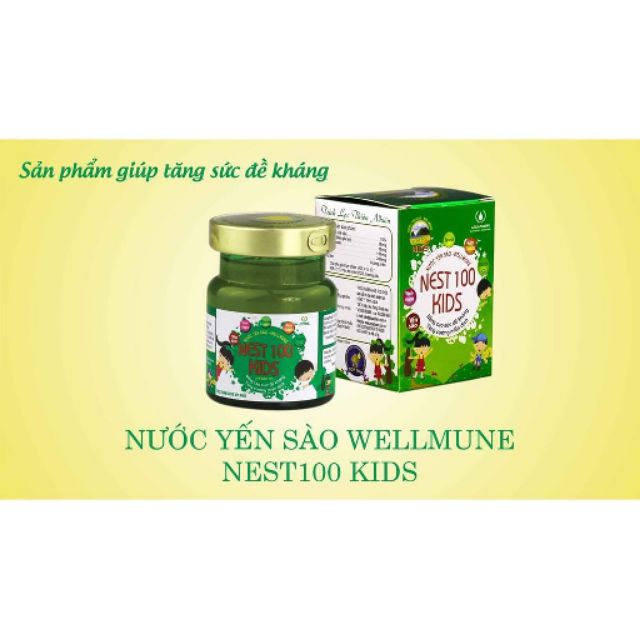 Nước yến sào Nest 100 Kids-tăng sức đề kháng cho bé (hương dâu), date 10/2021