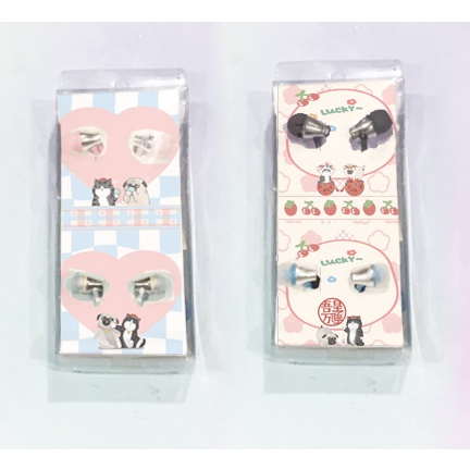 Tai nghe đôi hoàng thượng mèo TNDI6 Kn-657 earphone cute dễ thương