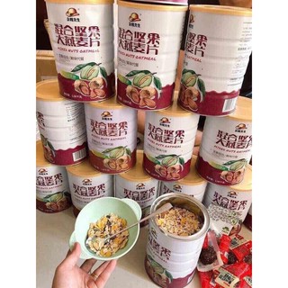 Ngũ Cốc Ăn Kiêng Mixed Nuts Oatmeal Hoa Quả Siêu Ngon Hộp To 1080g