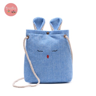Túi Đeo Chéo Tai Thỏ Siêu Cute