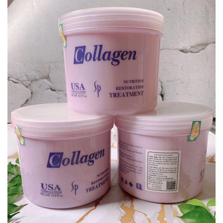 Hấp dầu tiwan Collagen sp 500 ml
