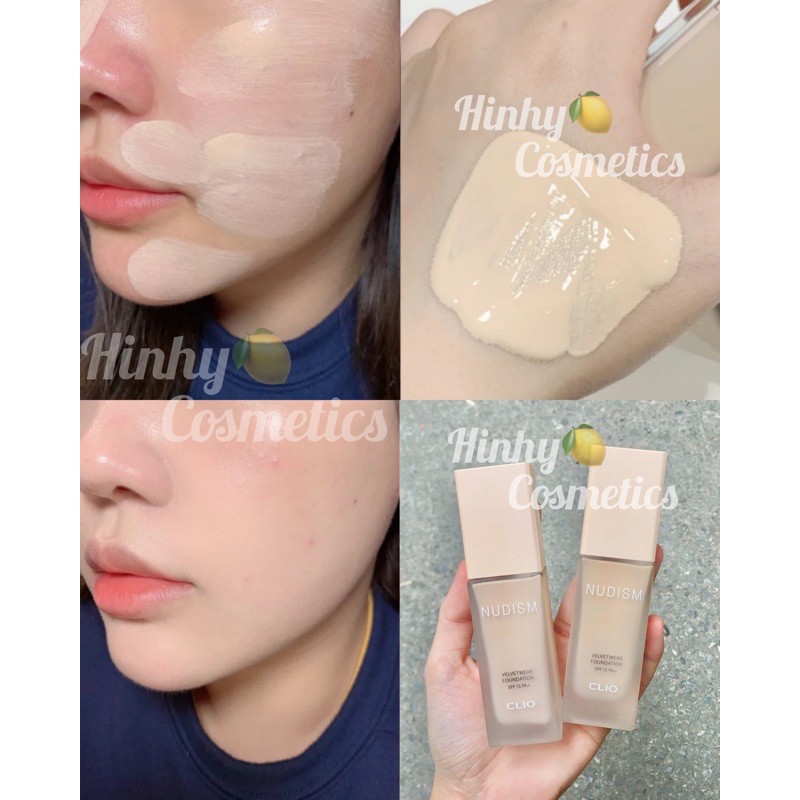 Kem Nền Clio Nudism Velvetwear Foundation