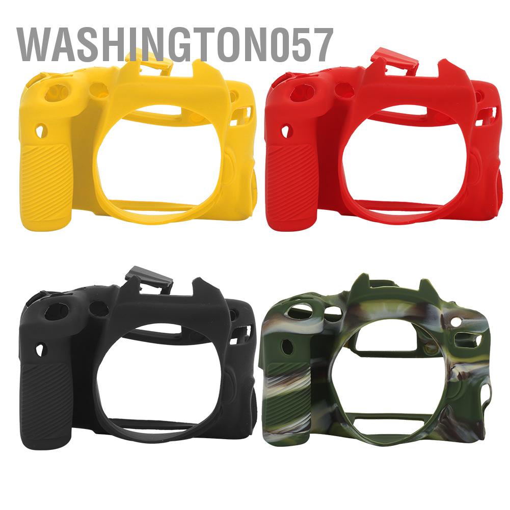 Washington057 Stretchable and Soft Silicone Cover for Canon 77D Digital Camera Washable Protector