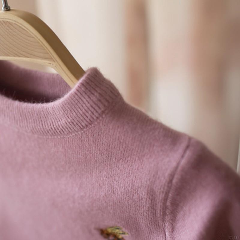 Áo len dài tay phong cách Hàn Quốc xinh xắn dành cho bé