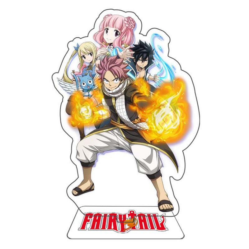 Mô Hình Đồ Chơi Nhân Vật Anime Fairy Tail Bằng Acrylic Đứng Hai Mặt