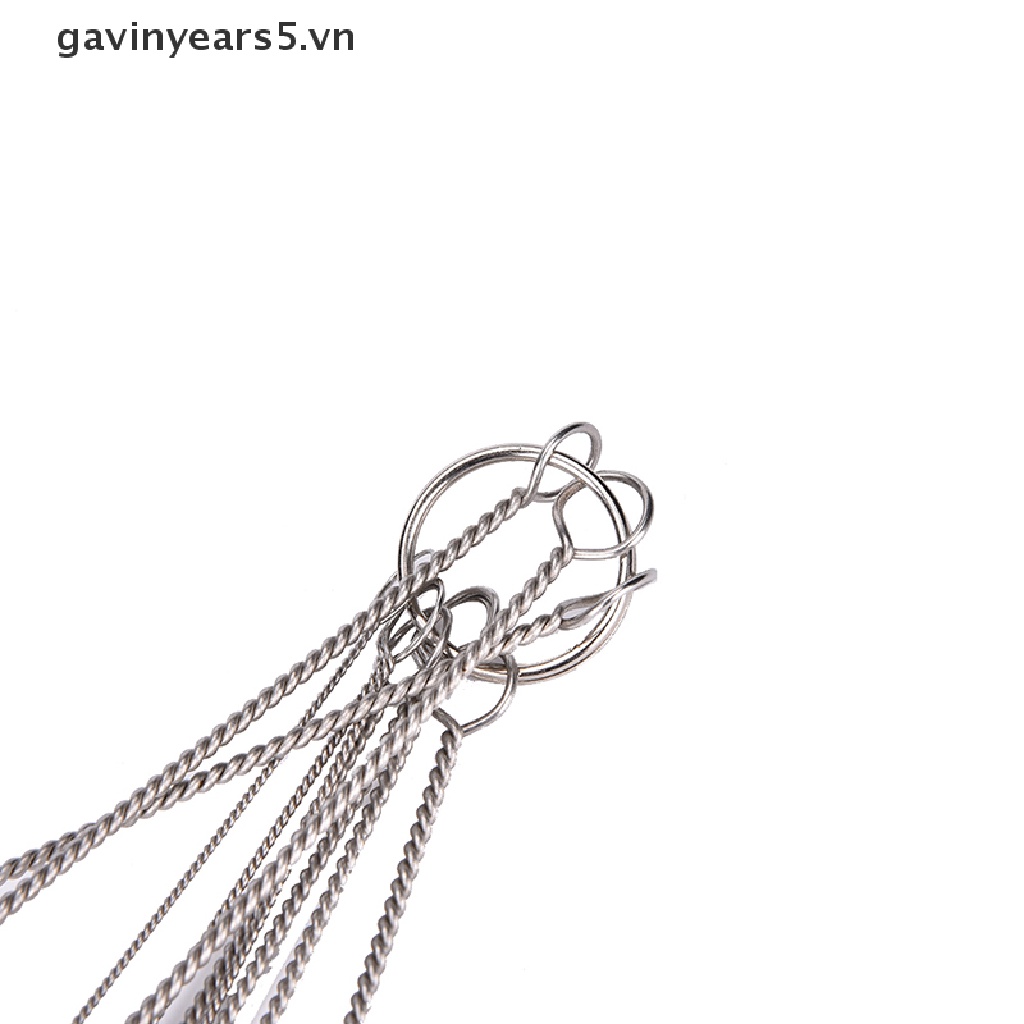 Set 10 cọ vệ sinh làm sạch bằng thép không gỉ độc đáo đa năng nhỏ gọn