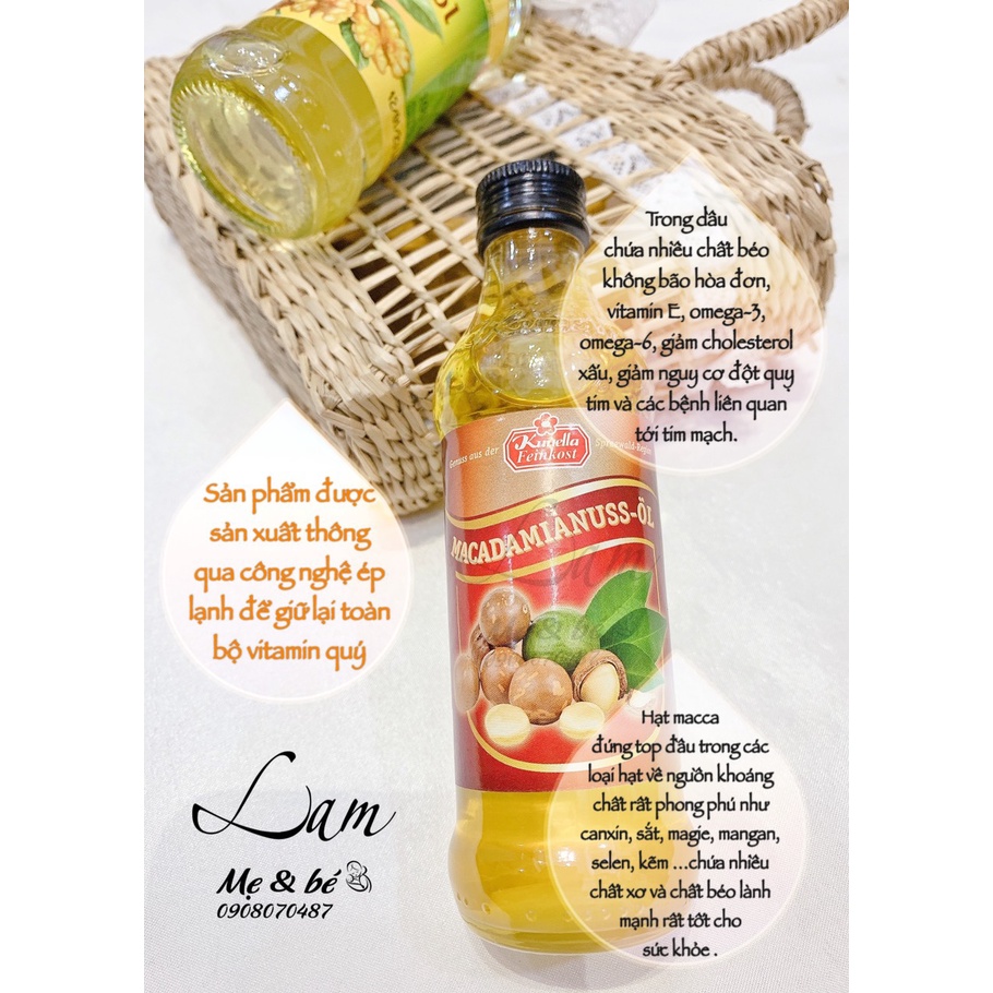 Dầu Ăn Hoa Cải /Olive/ Macca/ Mè/ Macca cho bé - ShopLam