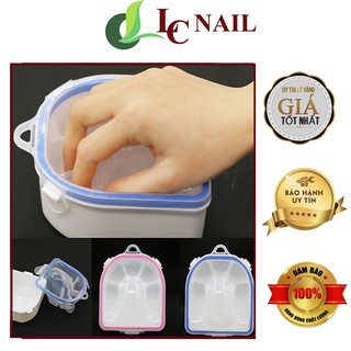Bát ngâm tay nail loại 2 lớp bền đẹp, bát ngâm móng tay