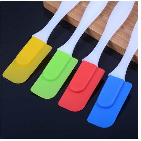Phới Dẹt Silicon Quấy Bột /Làm Bánh An Toàn Không Bị Xước Men Chống Dính