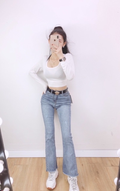 Croptop cổ vuông hình chụp thật kèm video | BigBuy360 - bigbuy360.vn