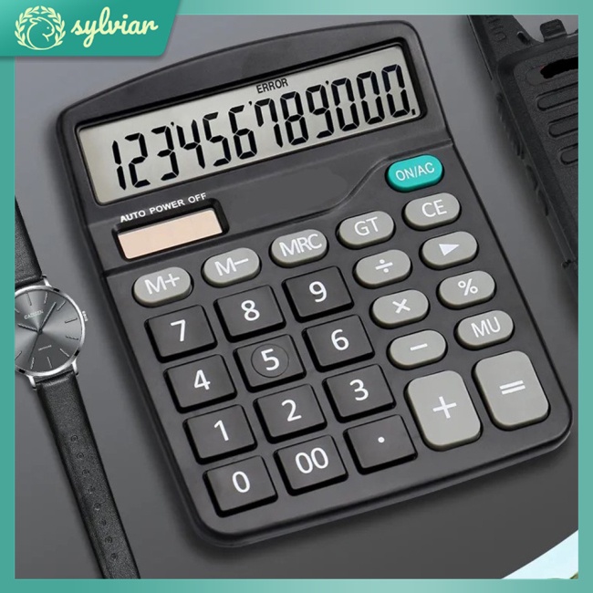 Máy Tính Năng Lượng Mặt Trời Nhiều Màu Sắc Dễ Thương