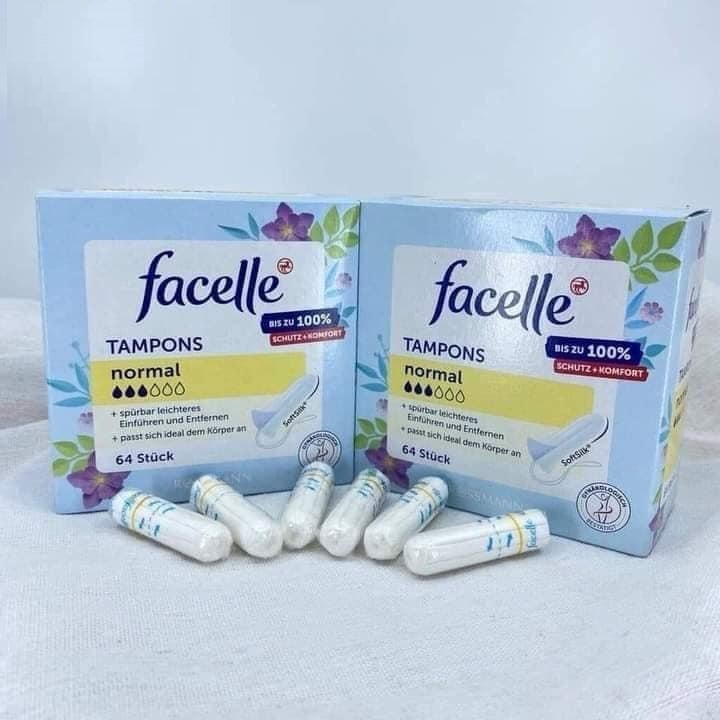 Băng vệ sinh Tampon Facelle Đức đầy đủ size