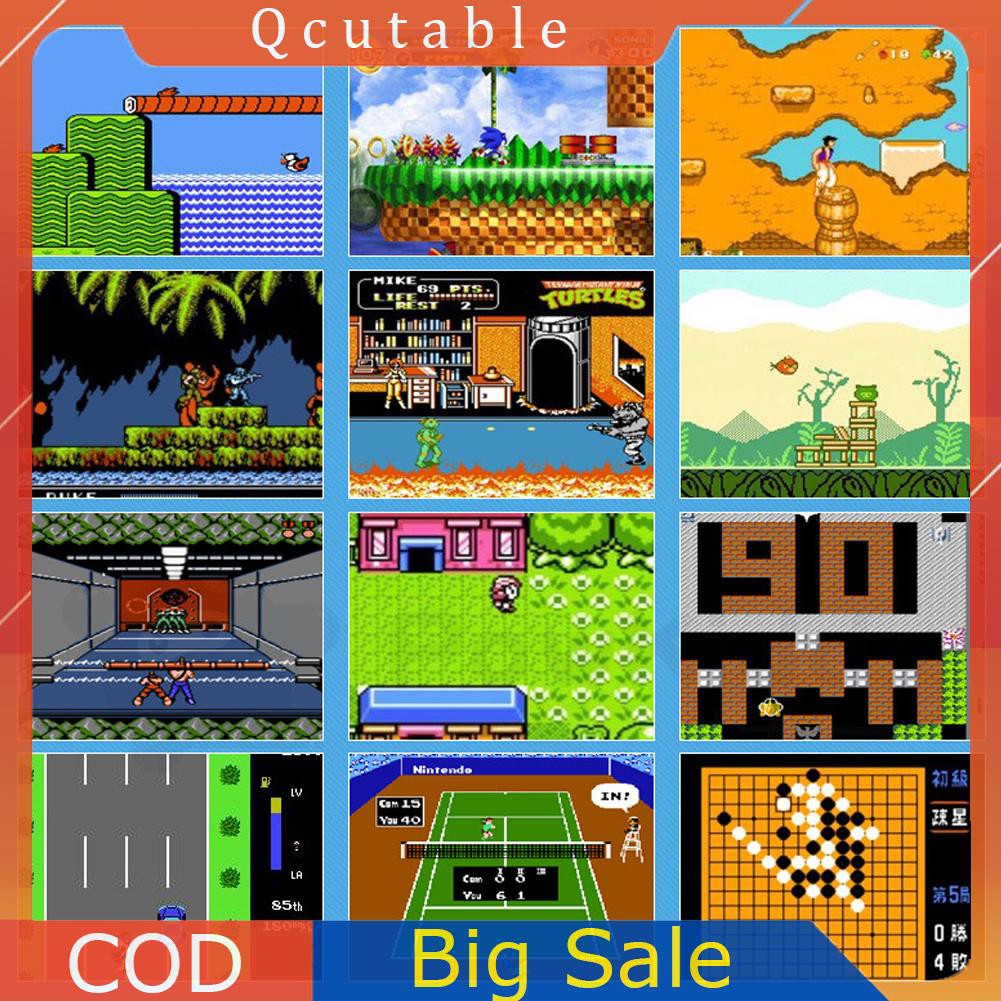 Máy Chơi Game Cầm Tay Tích Hợp 400 Trò Chơi Cổ Điển 3 Trong 1 8 Bit