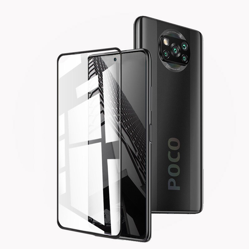 Kính Cường Lực Bảo Vệ Toàn Diện Màn Hình Cho Xiaomi Poco X3 Nfc Poco X2 F2 M2 Pro Redmi 9 9a 9c 8 8a 7 7a 6 6a