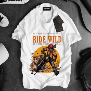 Áo thun Ride Wild phong cách cổ điển bụi bặm