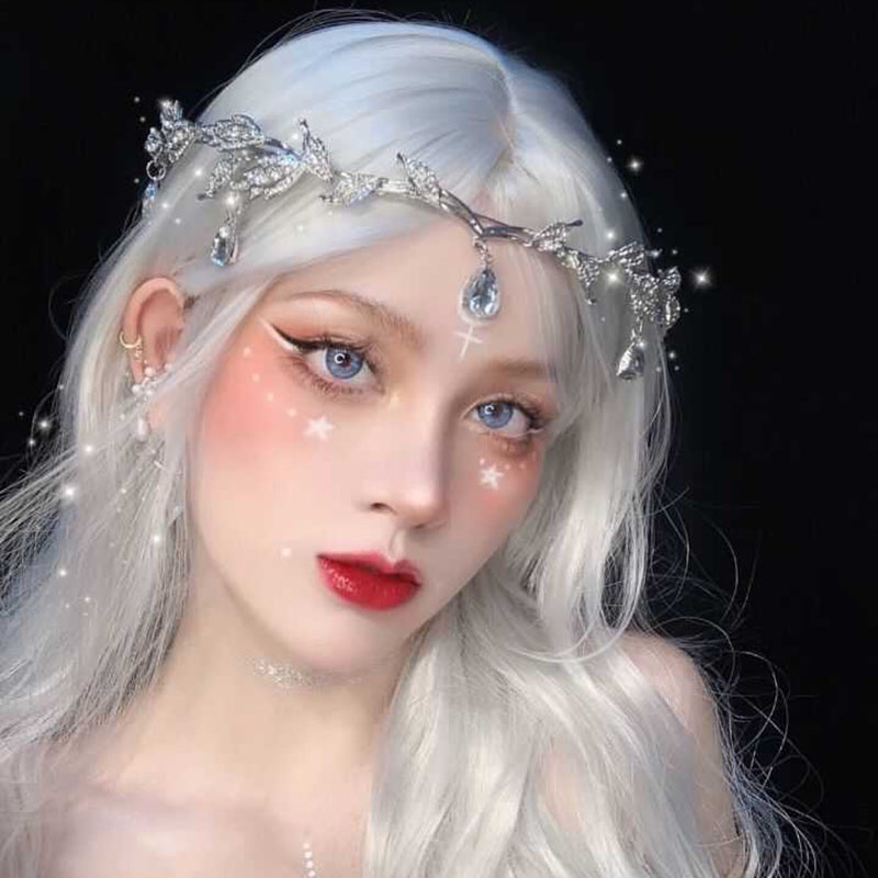Vòng cài tóc đính đá công chúa