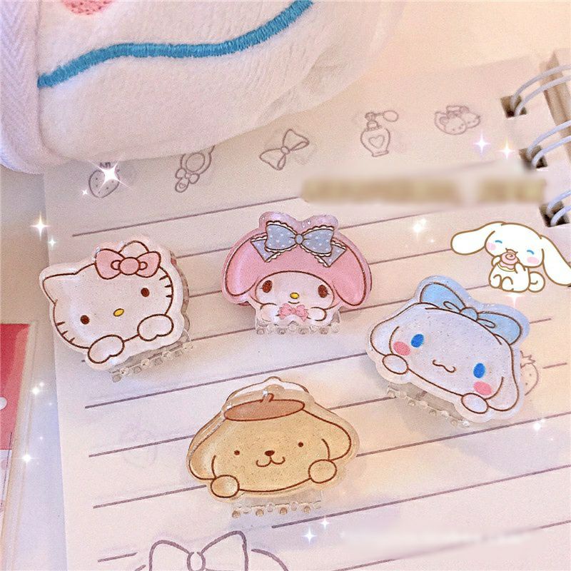Kẹp Tóc Mái Mini Sanrio Kim Tuyến Lấp Lánh