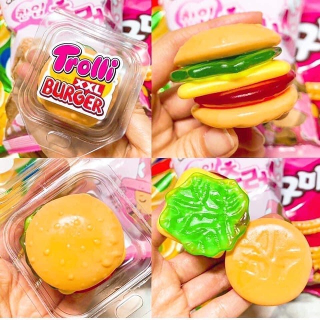 Kẹo dẻo Hamburger trolli Mỹ